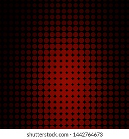 Dark Red vector texture with circles. Abstract colorful disks on simple gradient background. Pattern for business ads.