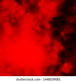 Dark Red vector texture with circles. Abstract decorative design in gradient style with bubbles. Pattern for websites, landing pages.