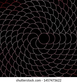 Dark Red vector texture with circles. Abstract colorful disks on simple gradient background. New template for your brand book.