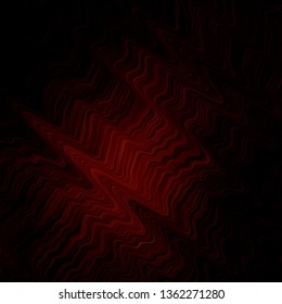 Dark Red vector texture with circular arc. Bright illustration with gradient circular arcs. Template for your UI design.