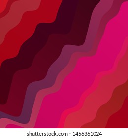 Dark Red vector texture with circular arc. Abstract gradient illustration with wry lines. Smart design for your promotions.