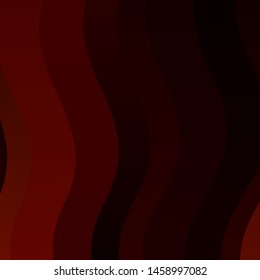 Dark Red vector texture with circular arc. Bright illustration with gradient circular arcs. Design for your business promotion.