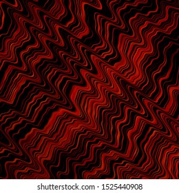 Dark Red vector texture with circular arc. Colorful geometric sample with gradient curves.  Design for your business promotion.
