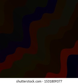 Dark Red vector texture with circular arc. Colorful illustration in abstract style with bent lines. Pattern for websites, landing pages.