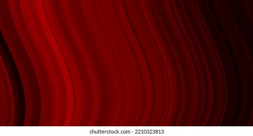 Dark Red vector texture with circular arc. Colorful illustration, which consists of curves. Pattern for websites, landing pages.