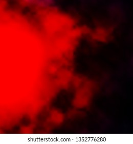 Dark Red vector texture with cloudy sky. Gradient illustration with colorful sky, clouds. Pattern for your booklets, leaflets.