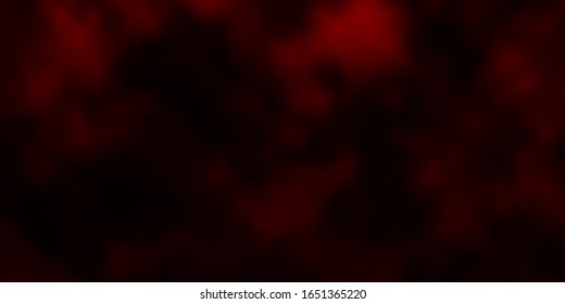 Dark Red vector texture with cloudy sky. Abstract illustration with colorful gradient clouds. Beautiful layout for uidesign.