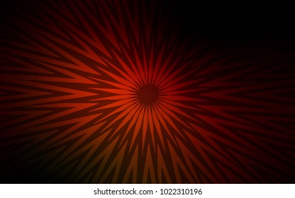 Dark Red vector texture with colored lines. Glitter abstract illustration with colored sticks. Template for your beautiful backgrounds.
