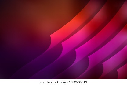 Dark Red vector texture with colored lines. Modern geometrical abstract illustration with Lines. Pattern for your busines websites.