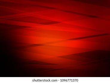 Dark Red vector texture with colored lines. Decorative shining illustration with lines on abstract template. The template can be used as a background.