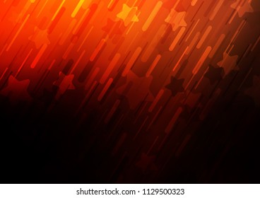 Dark Red vector texture with colored lines. Modern geometrical abstract illustration with staves. The pattern can be used as ads, poster, banner for commercial.