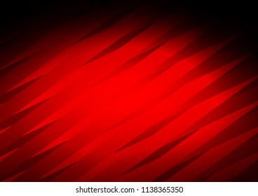 Dark Red vector texture with colored lines. Lines on blurred abstract background with gradient. The pattern can be used as ads, poster, banner for commercial.