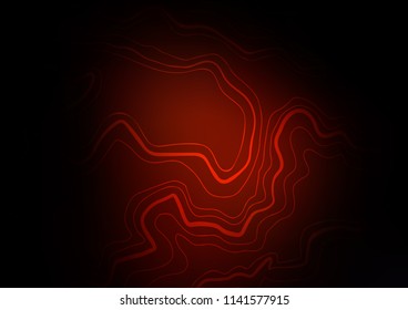 Dark Red vector texture with colored lines. Decorative shining illustration with lines on abstract template. The template can be used as a background.