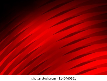 Dark Red vector texture with colored lines. Modern geometrical abstract illustration with staves. Smart design for your business advert.