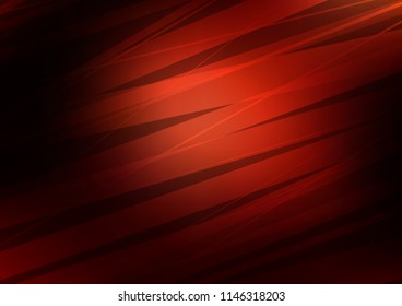 Dark Red vector texture with colored lines. Lines on blurred abstract background with gradient. The pattern can be used as ads, poster, banner for commercial.