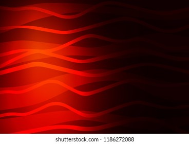 Dark Red vector texture with colored lines. Shining colored illustration with narrow lines. The pattern can be used for busines ad, booklets, leaflets