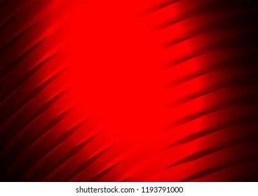 Dark Red vector texture with colored lines. Decorative shining illustration with lines on abstract template. Best design for your ad, poster, banner.