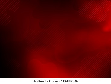 Dark Red vector texture with colored lines. Blurred decorative design in simple style with lines. Smart design for your business advert.
