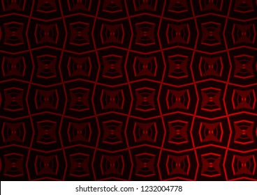 Dark Red vector texture with colored lines. Glitter abstract illustration with colored sticks. Pattern for websites, landing pages.