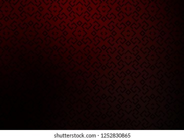 Dark Red vector texture with colored lines. Glitter abstract illustration with colored sticks. Pattern for ads, posters, banners.
