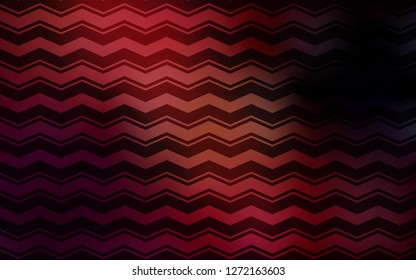 Dark Red vector texture with colored lines. Colorful shining illustration with lines on abstract template. Best design for your ad, poster, banner.