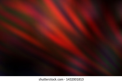 Dark Red vector texture with colored lines. Glitter abstract illustration with colorful sticks. Pattern for ad, booklets, leaflets.
