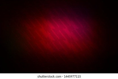 Dark Red vector texture with colored lines. Blurred decorative design in simple style with lines. Pattern for ads, posters, banners.
