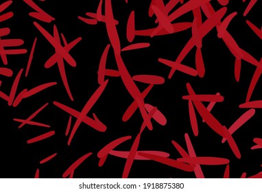 Dark Red vector texture with colored lines. Lines on blurred abstract background with gradient. Pattern for your busines websites.