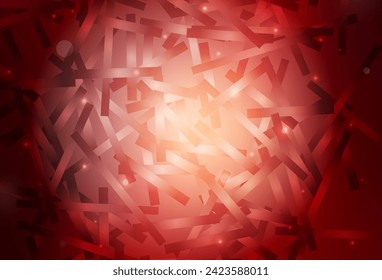Dark Red vector texture with colored lines. Lines on blurred abstract background with gradient. Pattern for ad, booklets, leaflets.
