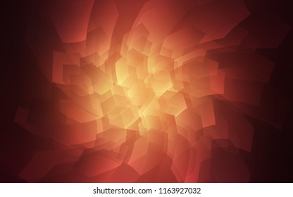 Dark Red vector texture with colorful hexagons. Design in abstract style with hexagons. New template for your brand book.