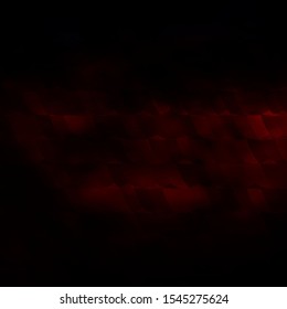 Dark Red vector texture with colorful hexagons. Illustration with set of colorful hexagons. Pattern for your ad, booklets.