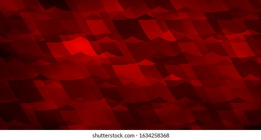 Dark Red vector texture with colorful hexagons. Abstract illustration with colorful hexagons. New template for your brand book.
