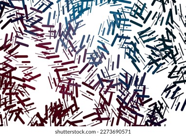 Textura vectorial roja oscura con líneas coloridas. Ilustración decorativa brillante con líneas sobre plantilla abstracta. Patrón de folletos y folletos comerciales.