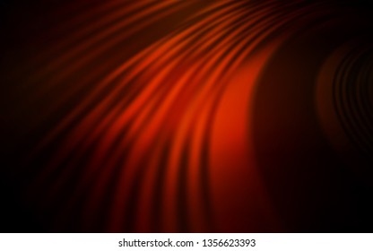Dark Red vector texture with curved lines. Geometric illustration in abstract style with gradient.  The best colorful design for your business.