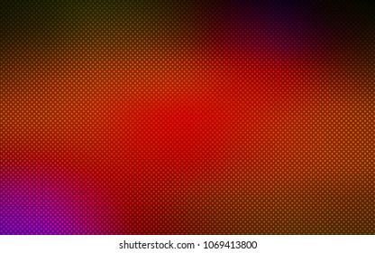 Dark Red vector texture with disks. Blurred decorative design in abstract style with bubbles. Pattern can be used for ads, leaflets.