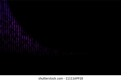 Dark Red vector  texture with disks. Glitter abstract illustration with blurred drops of rain. The pattern can be used for aqua ad, booklets.