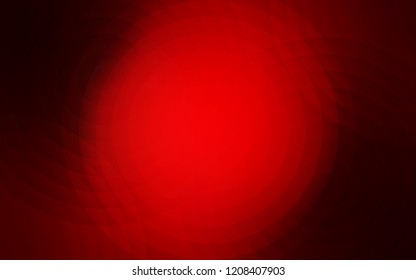Dark Red vector texture with disks. Blurred bubbles on abstract background with colorful gradient. Pattern can be used for ads, leaflets.