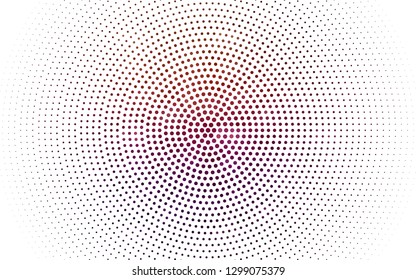 Dark Red vector  texture with disks. Modern abstract illustration with colorful water drops. Pattern for ads, leaflets.