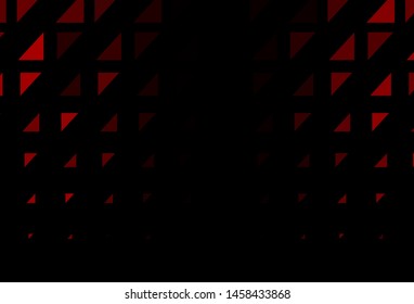 Dark Red vector texture with disks. Glitter abstract illustration with blurred drops of rain. Design for business adverts.