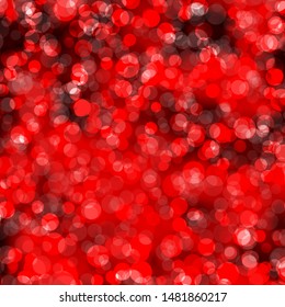 Dark Red vector texture with disks. Colorful illustration with gradient dots in nature style. Design for posters, banners.
