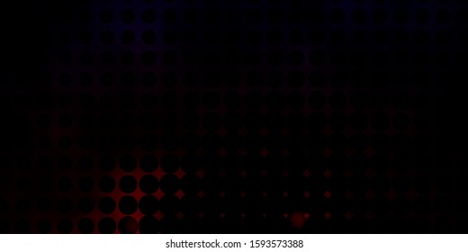 Dark Red vector texture with disks. Abstract illustration with colorful spots in nature style. New template for a brand book.