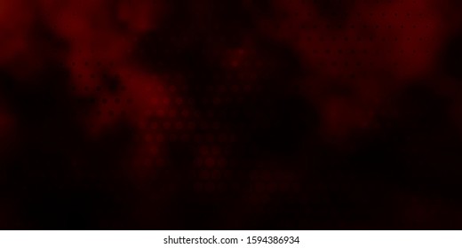 Dark Red vector texture with disks. Abstract colorful disks on simple gradient background. Pattern for business ads.
