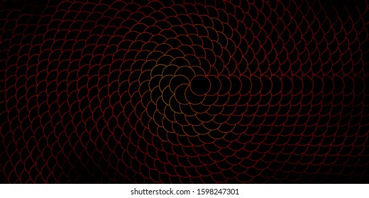 Dark Red vector texture with disks. Glitter abstract illustration with colorful drops. Pattern for websites.