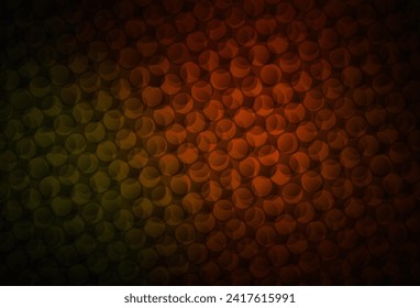 Dark Red vector texture with disks. Glitter abstract illustration with blurred drops of rain. Pattern for beautiful websites.