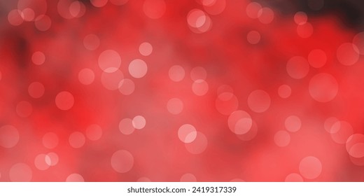 Dark Red vector texture with disks. Abstract illustration with colorful spots in nature style. Design for your commercials.