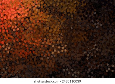 Dark Red vector texture with disks. Beautiful colored illustration with blurred circles in nature style. Pattern for futuristic ad, booklets.