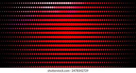 Dark Red vector texture with disks. Abstract decorative design in gradient style with bubbles. Design for your commercials.