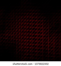 Dark Red vector texture with lines. Gradient illustration with straight lines in abstract style. Pattern for booklets, leaflets.