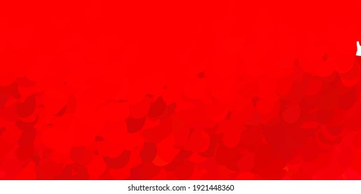 Dark red vector texture with memphis shapes. Colorful abstract forms with gradient in simple style. Elegant design for wallpaper set.