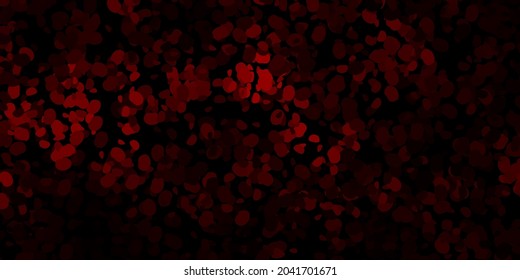 Dark red vector texture with memphis shapes. Simple design in abstract style with gradient forms. Background for cell phones.